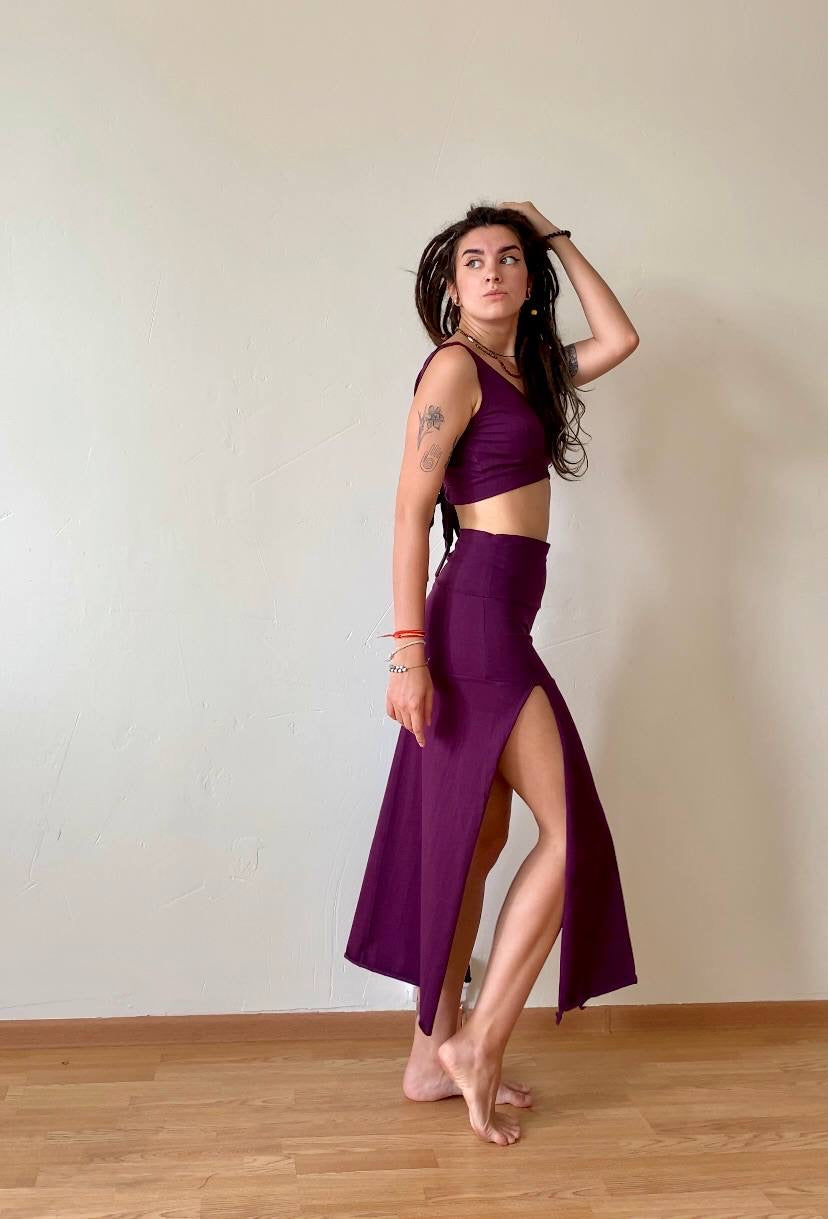 Divine Set for Crown Chakra/ Venus skirt & Victoria Top