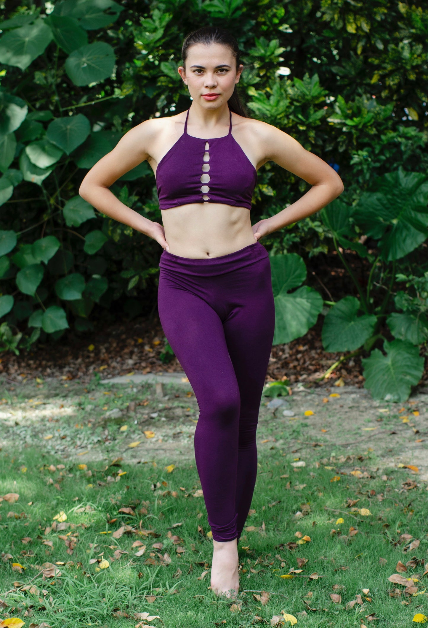 Divine Set for Crown Chakra/ Asana Pants & Gaia Top